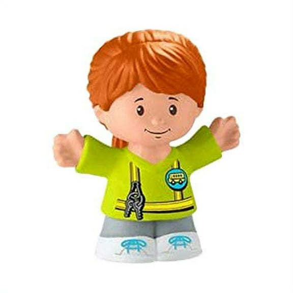Replacement Part for Little People School Bus - DJB52 ~ Fisher-Price Sit-With-Me School Bus Activity Playset ~ Replacement Girl Bus Driver