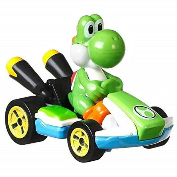Replacement Part for Mario Kart Track - Hot Wheels Mario Kart Circuit Track Set GCP27 ~ Replacement Yoshi Car