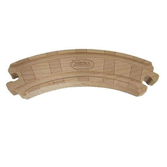 Replacement Part for Thomas and Friends Wood Snowy Rails Set - FRR70 ~ Replacement Wooden Curved Track