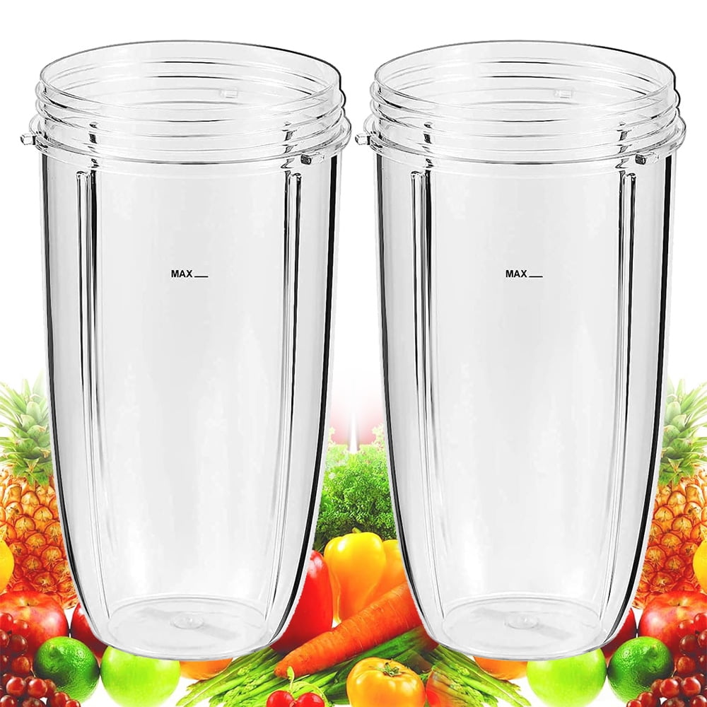 Replacement Parts Blender Cups, 32 Oz 2 Pack Blender Cups for