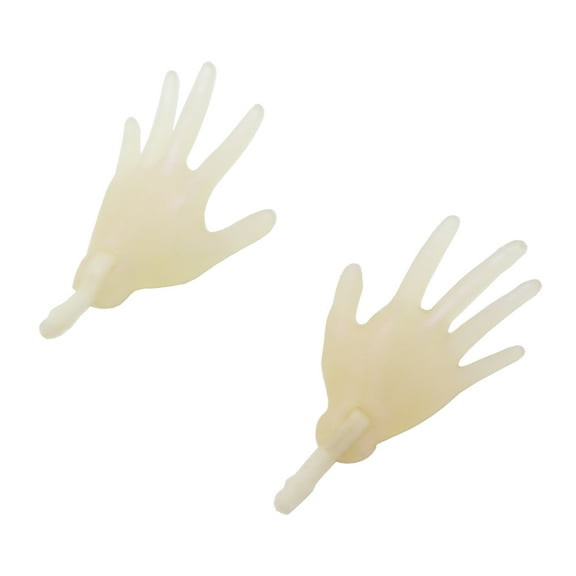 Replacement Parts for Collectible Monster High Spectra Vondergeist Getting Ghostly Doll CDC29 - Set of Replacement Hands - Left and Right - Translucent White