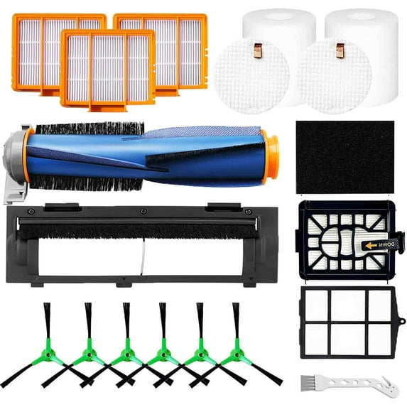 Replacement Parts Compatible with Shark AI AV2511AE AV2501S AV2501AE RV2502AE RV2520AOUS AV2510AOUS RV2610WA AV2610WA Accessories Kit with Main Brush Cover,Filters,Primary Filter,Side Brushes