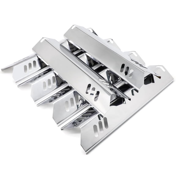 Replacement Parts for Dyna-Glo DGB610SSP DGH483CRP DGF493BNP DGF510SBP Grills, 15 inch Grill Heat Tents Heat Plates for Outdoor Gourmet GR2205720-OG-00 GR2205723-OG-00, Set of 6