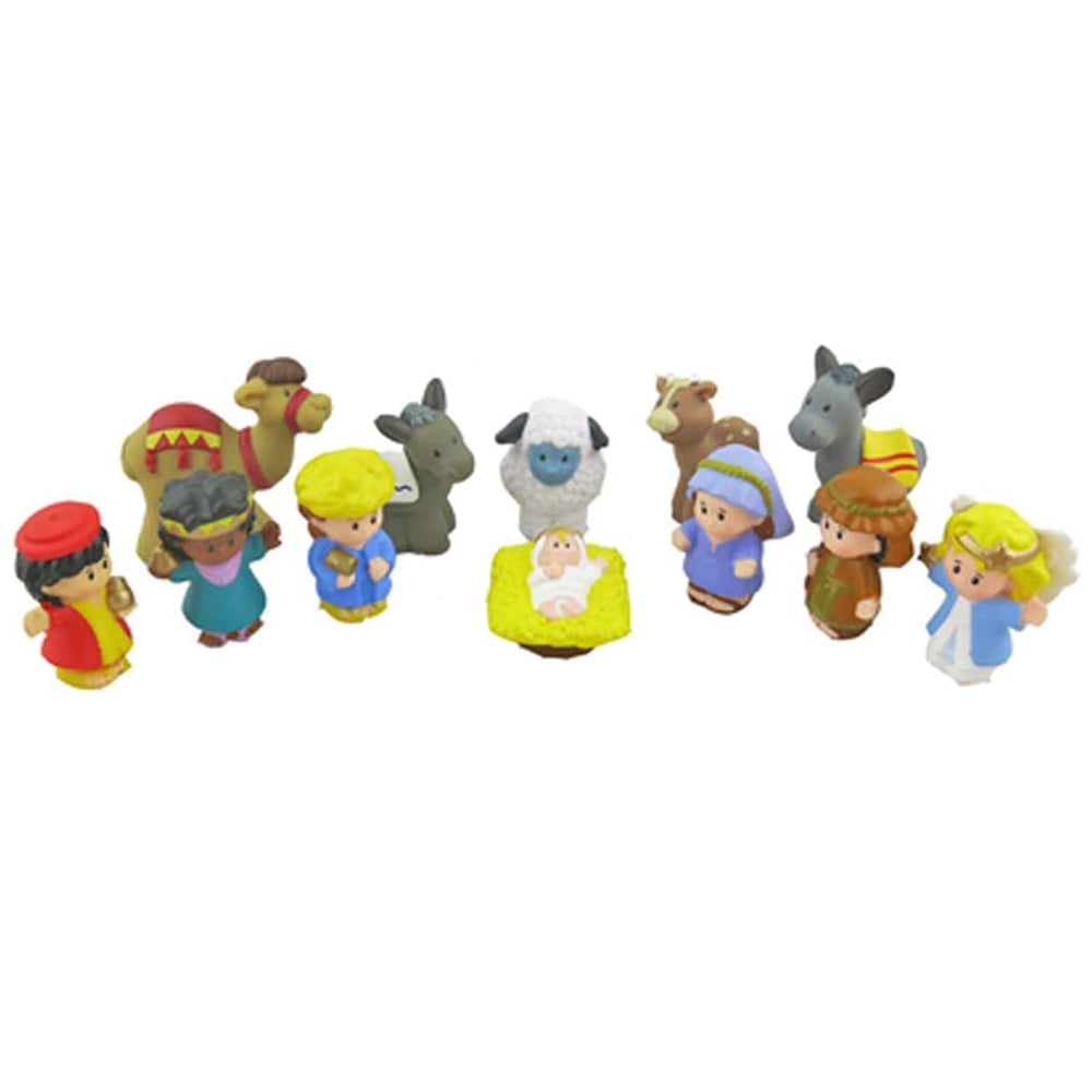 Replacement Brown Cart Wagon For Fisher-Price Little People Nativity Playset (Model J2404) | Genuine Part For Donkey & Figure Play - View #3