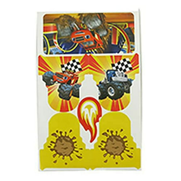 Replacement Parts for Fisher-Price Mud Pit Race Track - GVG53 ~ Inspired by Blaze and The Monster Machines ~ Replacement Label Sheet Containing Billboard and Finish Line Stickers
