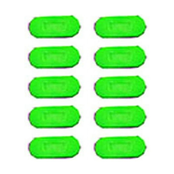 Replacement Parts for Fisher-Price Wonder Makers Kit - FXG14 ~ Design System Build Around Town Starter Kit ~ Package of 10 Replacement Green Connectors