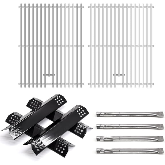 Replacement Parts for Grillmaster 720-0697 7200697 & Nexgrill 720-0697, Grill Grates & Grill Burners & Heat Plates Replacement for Grill Master 720-0697