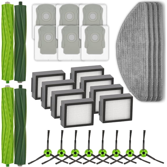 Replacement Parts Kit Compatible with iRobot Roomba Combo i5 i5+ j5 j5+ Vacuum, 30 Pack