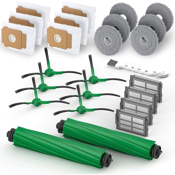Replacement Parts Kit for iRobot Roomba 405/505 Combo Robot Vacuum, 25 Piece