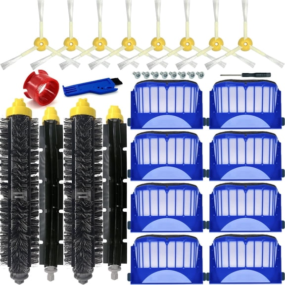 Replacement Parts Kit for iRobot Roomba 500 600 Series Vacuum, 21 Piece Set