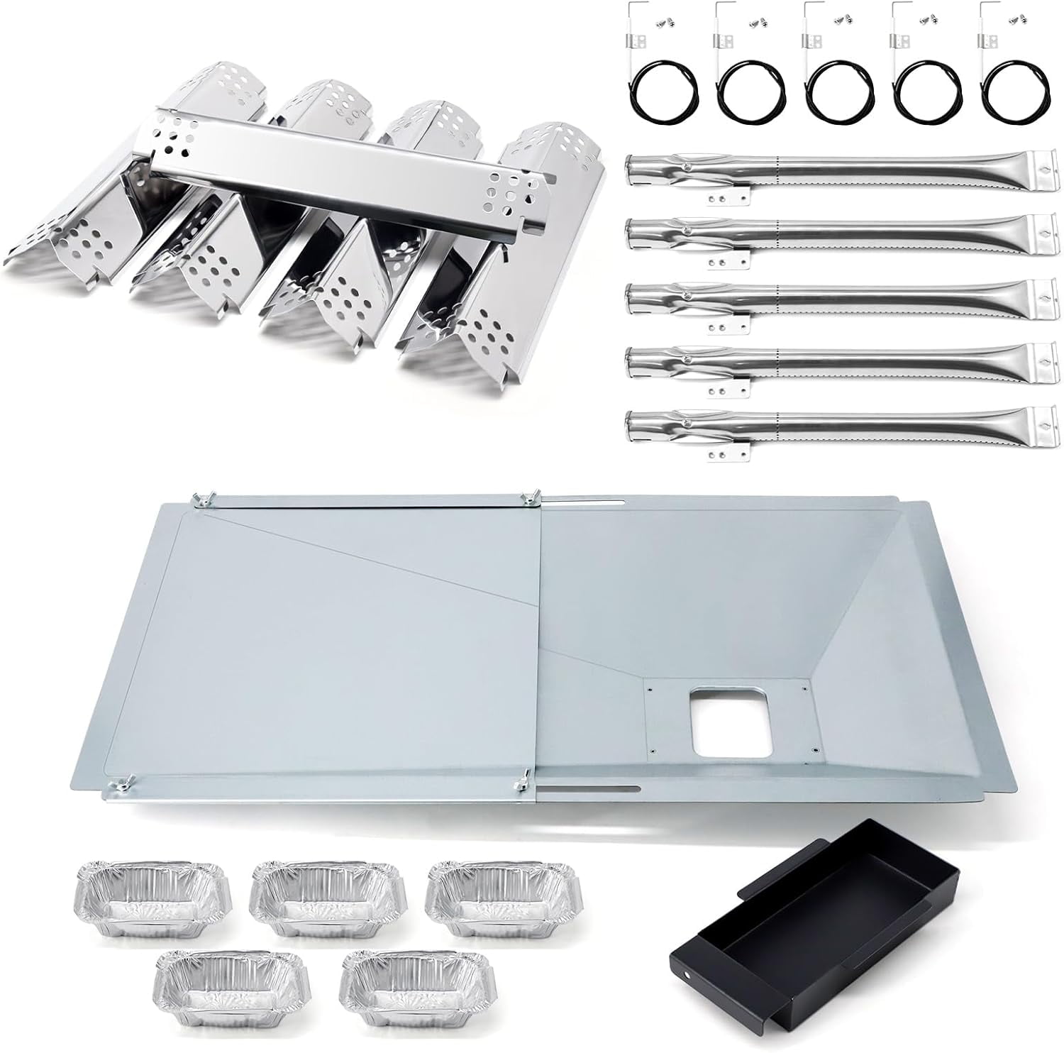 Burner Gas Grill Replacement Nexgrill Grease Tray Grease Tray Catch Pan ...