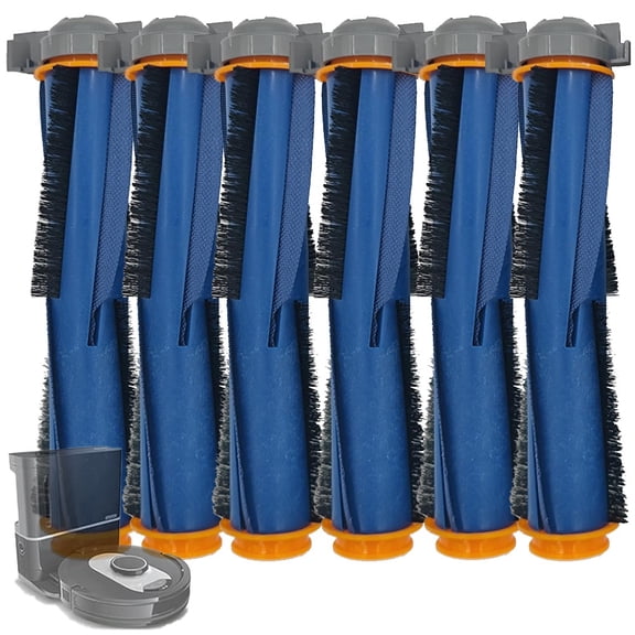 Replacement Parts Roller Brush For Shark AV2610WA Main Brush Robot Vacuum Cleaner,Vacuum Attachments,Robot Vacuum Replacement Parts,6 PCS