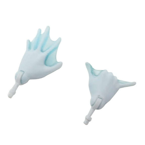 Replacement Parts for Collectible Monster High Lagoona Blue Doll X3673 - Set of Replacement Hands - Left and Right - Sea Foam Blue
