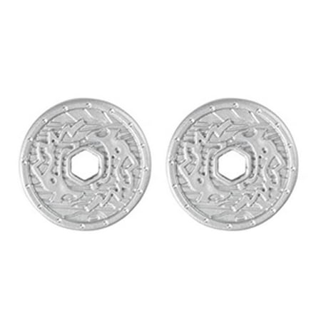 Replacement Parts for Fisher-Price Imaginext Royal Battering Ram Playset HCG48 - Replacement Two Silver Discs