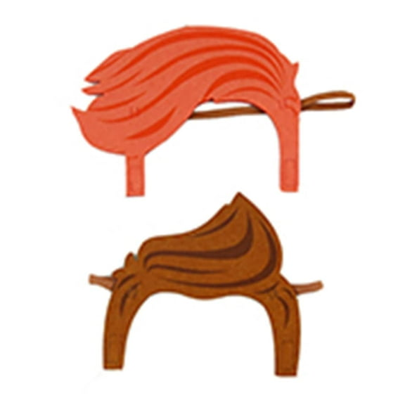 Replacement Parts for Fisher-Price Shave and Style Barbershop Playset - GKW05 ~ Replacement Bag of Brown and Red Felt Hair