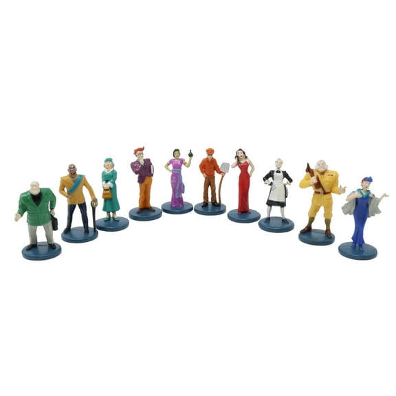 Replacement Parts for Hasbro Clue Game - Includes all 10 Plastic Figure Characters
