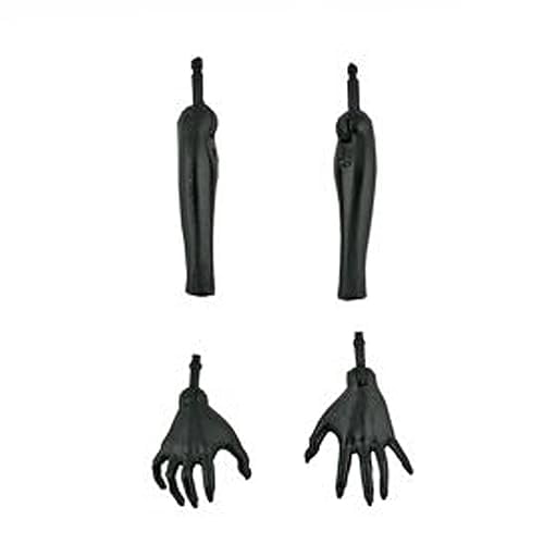 Replacement Parts for Monster High September Friday The 13Th Catty Noir Doll - Y7729 ~ Replacement Arms and Hands ~ Black