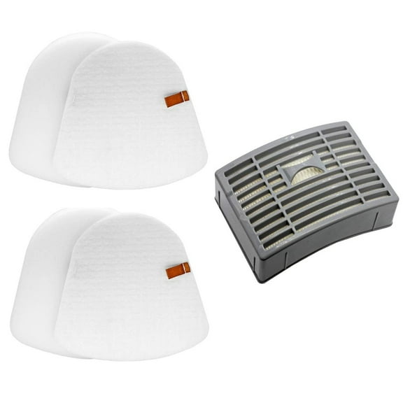 Replacement Parts for Shark Powered Lift-Away DLX NV580, NV581, NV581Q, NV586, 1 HEPA Filters + 2 Foam&Felt Filters, Part # XFFT580