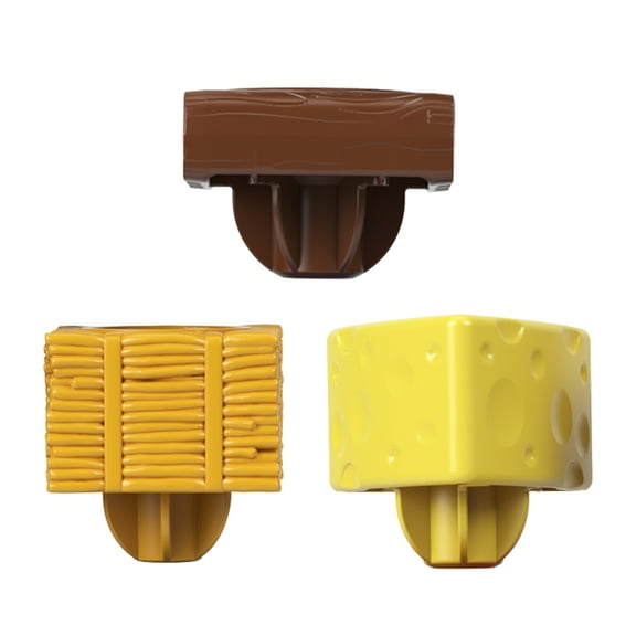 Replacement Parts for Thomas and Friends Wobble Cargo Stacker Train Playset - GWX07 ~ Includes Cheese, Hay Bale and Log Pieces