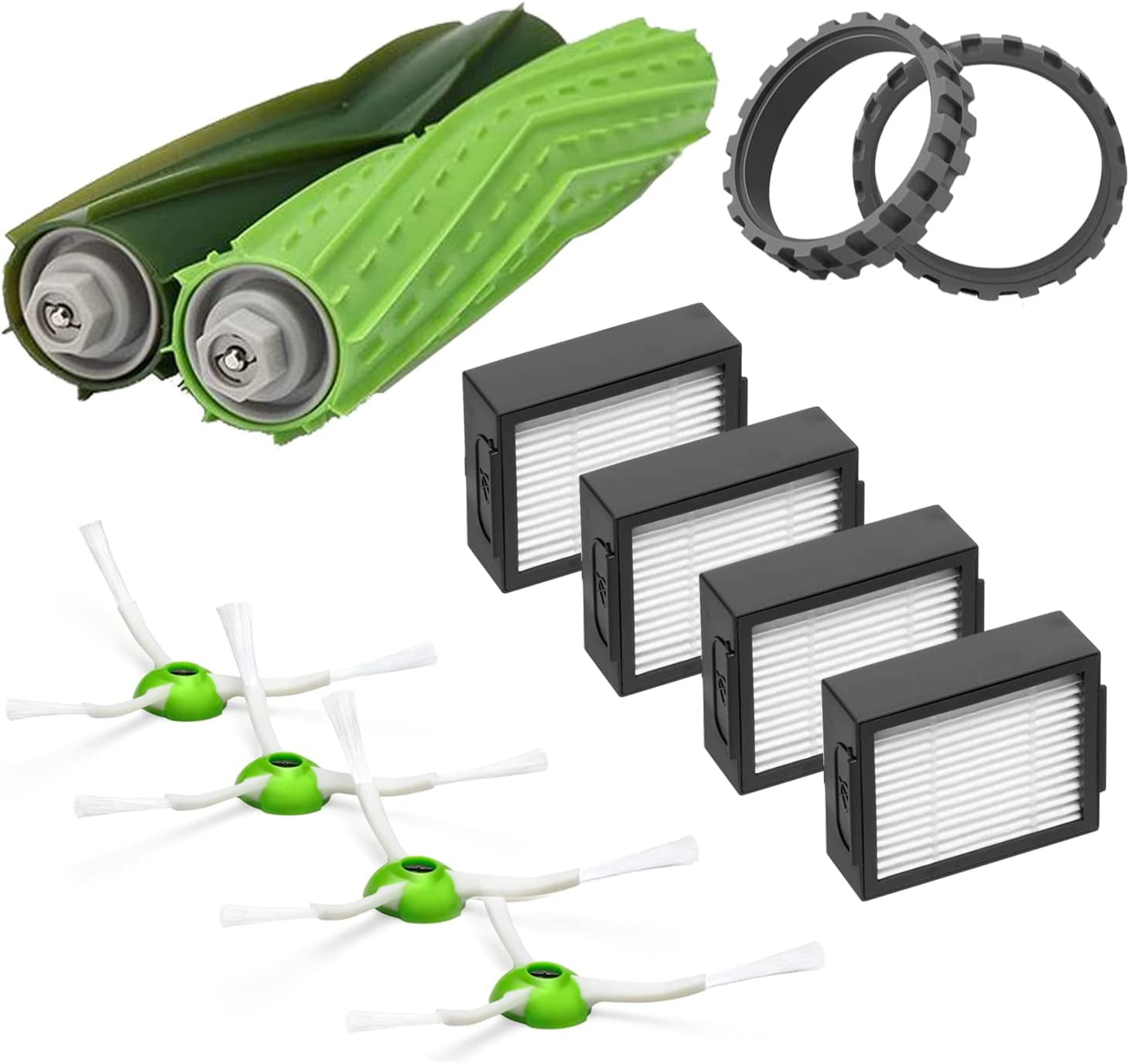 Accesorios para aspirador - INF Pack de 16 accesorios compatibles con  iRobot Roomba i7 / i7 + / E5 / E