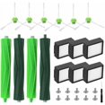 thumbnail image 1 of Replacement Parts for iRobot Roomba i8 i8+ i7 i7+ i6 i6+ i4 i3 i3+ Plus J7 E5 E6 E7 i&E&J Series Vacuum Cleaner, 2 Set of Multi-Surface Rubber Brushes + 6 HEPA Filters + 6 Edge-Sweeping Brushes, 1 of 6