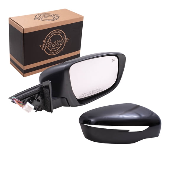Brock Power Mirror for 2017-2017 Rogue Korea Built Turn Signal Indicator Heated Right 963015HJ3A
