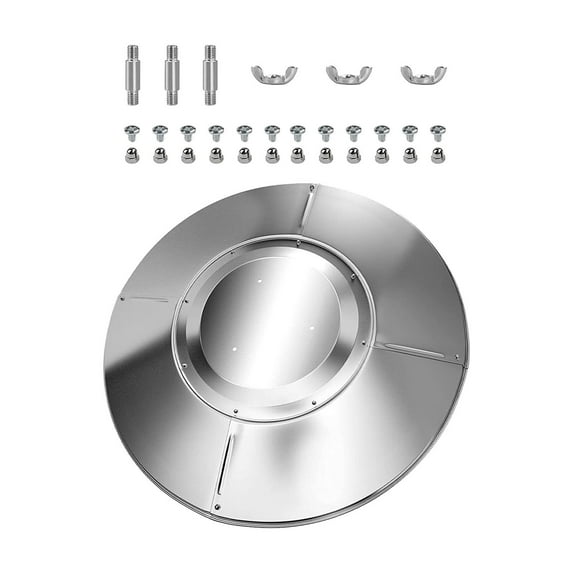 Replacement Patio Heat Reflector Aluminum with High Reflective Thermal Efficiency Lightweight Accessories Weatherproof