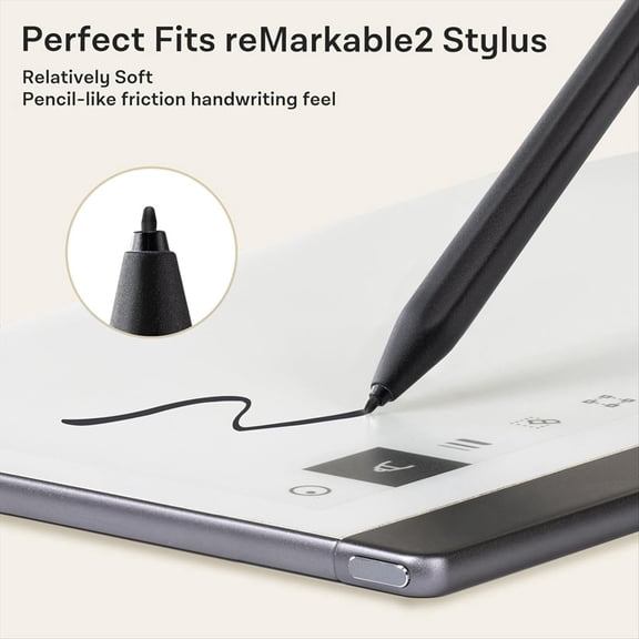 Replacement Pen Tips for Remarkable 2 Pen, with Nibs Removal Tool,B