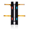 thumbnail image 1 of Replacement Plastic Rail (Right+Left) With Flex Cable Compatible With Nintendo Switch (Red / Blue), 1 of 4