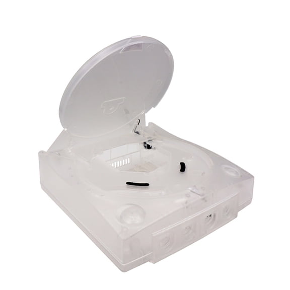 Replacement Plastic for Shell Translucent for Case Transparent Box for for Retro Video Game Console Re