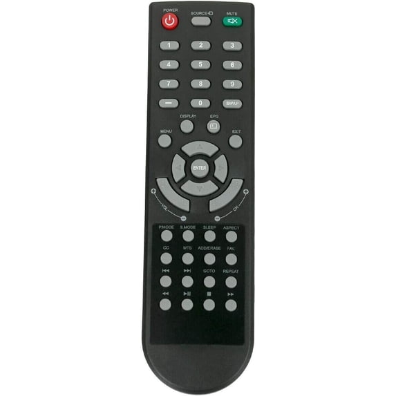 Replacement Polaroid TV PTV2203LED Remote Control