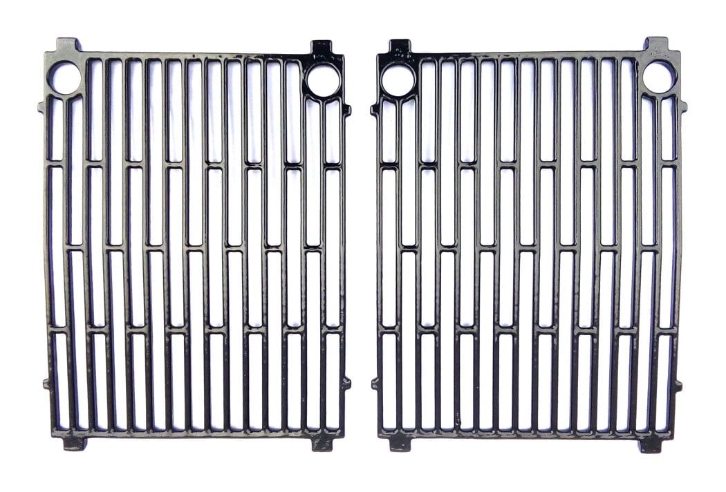 Replacement Porcelain Cast Iron Cooking Grates for Arkla U5241, R5272, Gas Models, Set of 2