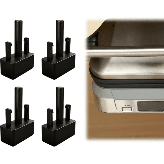Replacement Power Button Compatible with Cuisinart GR-5B Griddle, On Off Switch Replacement Part for Grill Griddle, Griddle Button Component Accessory (4Pcs)