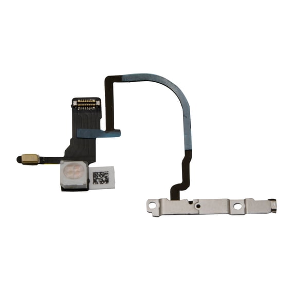 Replacement Power Button Flex Cable Ribbon With Metal Bracket For Apple iPhone XS / iPhone XS Max