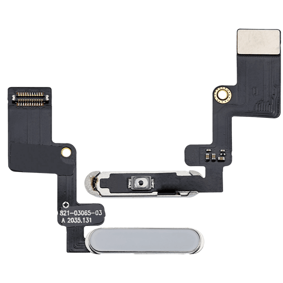 Replacement Power Button Flex Compatible For iPad 10 (2022) (Aftermarket Plus) (Silver)