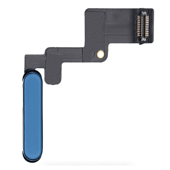 Replacement Power Button Flex Compatible With iPad 10 (2022) (Aftermarket Plus) (Blue)
