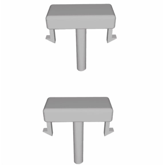Replacement Power Button compatible with Cuisinart GR-5B Electric Griddler (2-Pack)  Easy Snap-On Installation, Exact Fit, Restores Functionality, Durable & Secure