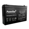 thumbnail image 1 of Replacement Power-Sonic PS-670, 6 volt 7 AH Sealed Lead Acid battery, 1 of 2