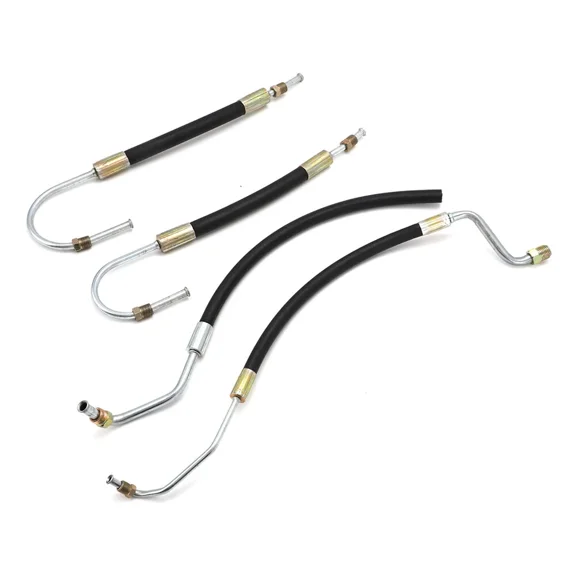 Replacement Power Steering Hose with Fitting Compatible with 1963-1979 Chevrolet Corvette C2 C3 Models, Fits 327 350 Small Block Engines