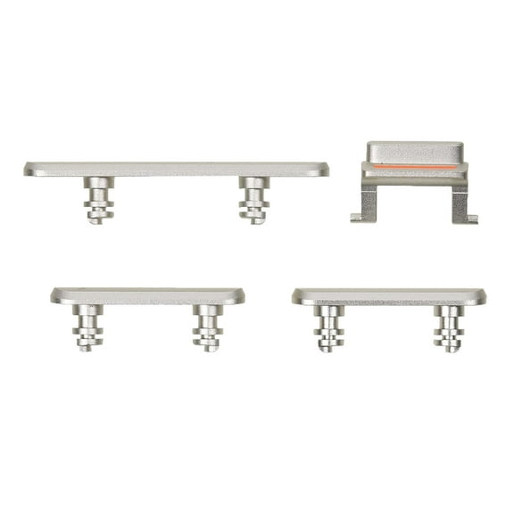 Replacement Power Volume And Mute Buttons Key Parts Compatible With Apple iPhone 11 (A2111) - White