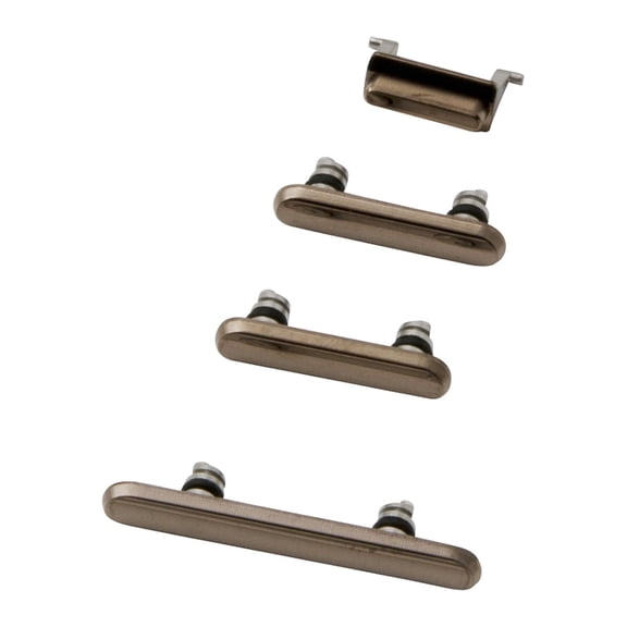 Replacement Power Volume And Mute Buttons Key Parts For Apple iPhone XS Max - Gold