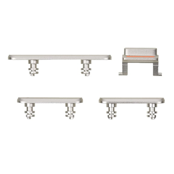 Replacement Power Volume And Mute Buttons Key Parts For iPhone 11 Pro (A2160) / iPhone 11 Pro Max (A2161) - Silver