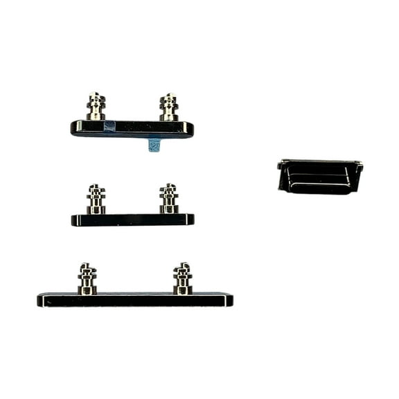 Replacement Power Volume And Mute Buttons Key Parts Set For Apple iPhone 12 Pro / iPhone 12 Pro Max - Graphite