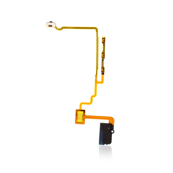 Replacement Power & Volume Flex Compatible For iPod Touch Nano 7 (Black)
