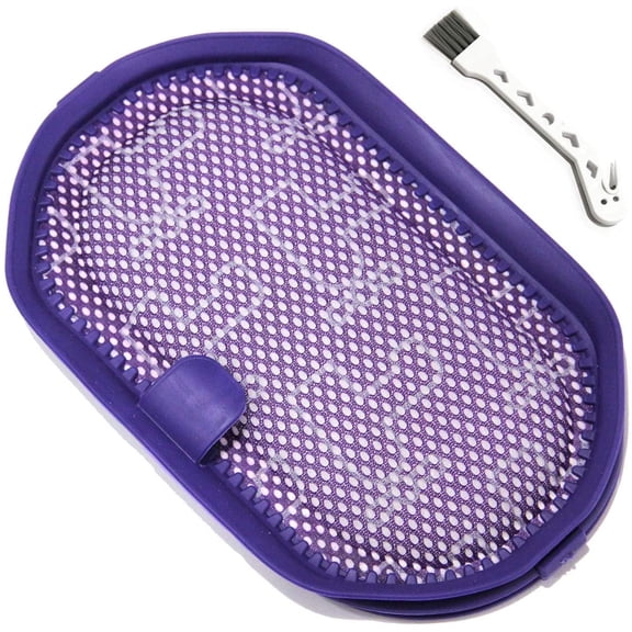 MaximalPower Replacement Pre Filter Compatible with Dyson DC30 DC31 DC34 DC35 DC44 DC45 DC56 DC57 Vacuum Cleaners, 917066-02 (1 Pack Filter & Small Brush)