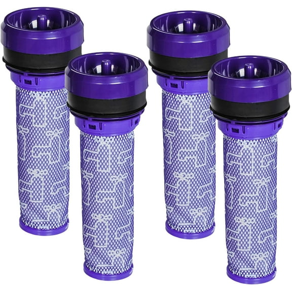 Replacement Pre Motor Stick Filter, Vacuum Cleaner Pre-Filter replacement for DC28 DC37 DC39 DC53 Vacuum Cleaner, Washable HEPA Filter 923413-01(4pcs)