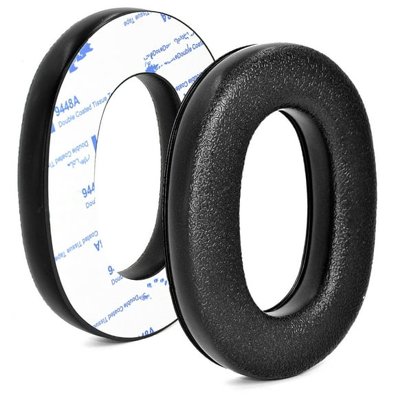 Replacement Protein Leather + Sponge Ear Pads Cushions Earmuff For 3M Work Tunes Connect Hearing Protector