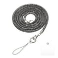 thumbnail image 1 of Replacement Purse Straps, Crystal Bag Handle Sparkly Replacement for Underarm Bag, Grey, 1 of 7