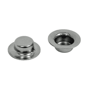Replacement Push Nuts for Rollaway Bed Big Wheel Kit - Set of 2