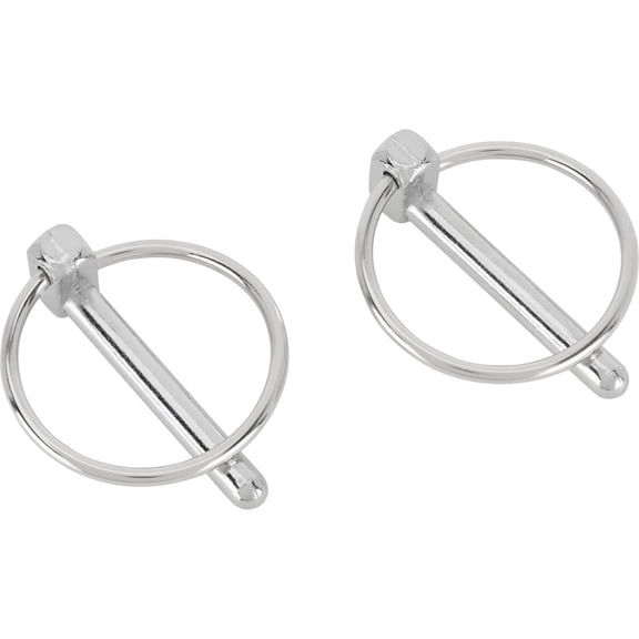 Speedway Motors Replacement Hood Pin Q Clips Zinc Plated Steel Retaining Clips for Hood Pin Latch Kits Secure Quick Release Body Panel Fasteners for Racing and Street Rod